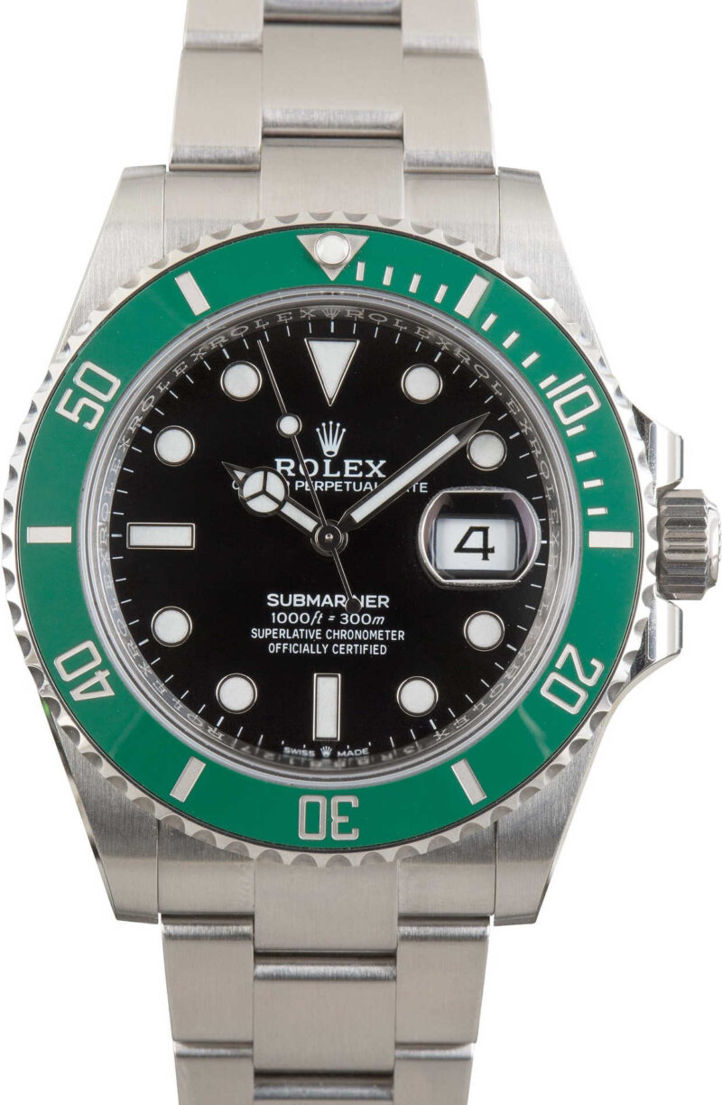 Rolex Submariner ref 126610LV Green Starbucks
